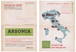 1937 ARSONIA paint flyer