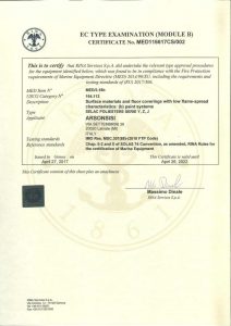 RINA certifications MED B-D for Arsonsisi polyesters