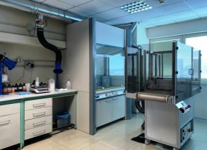 The laboratory for the development of UV coatings