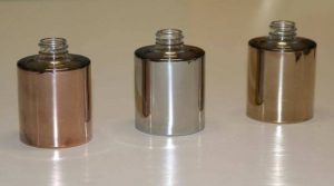 Prototipi verniciati con base UV + Sputtering + top coat UV pvd sputtering_uv coatings